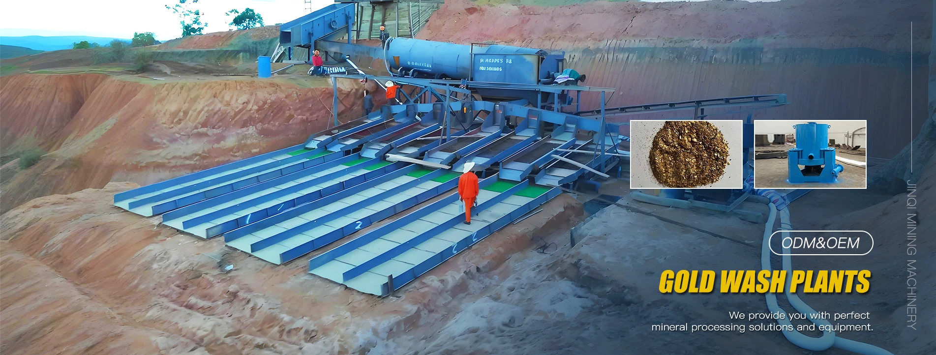 Dostawca instalacji do mycia złota w Chinach