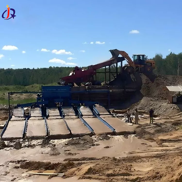 Gliniane aluwialne rośliny płuczące złoto